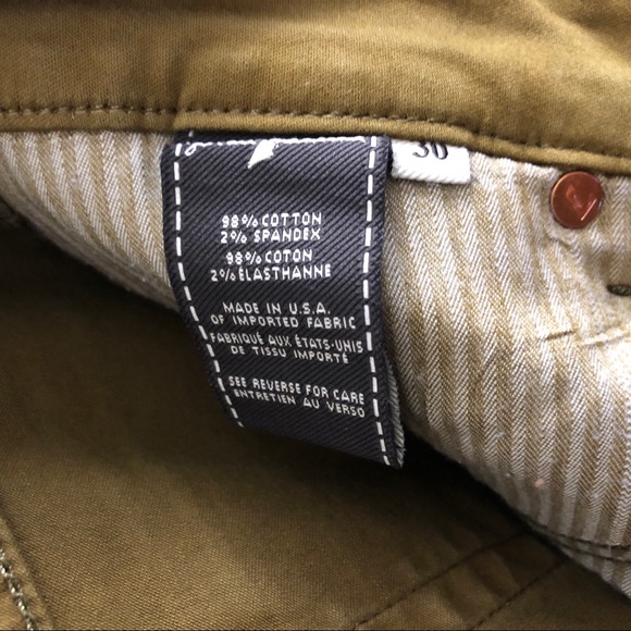 7 For All Mankind Gold Skinny Jeans - Picture 4 of 4